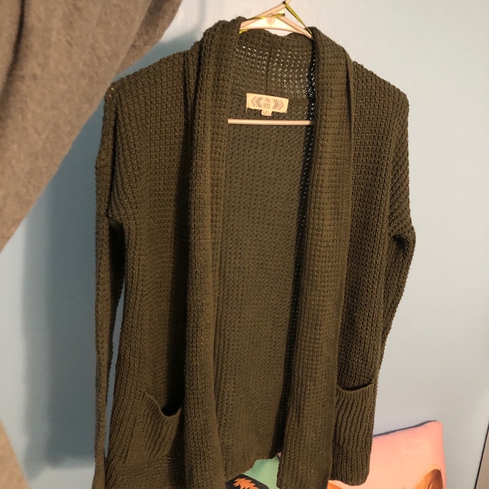 Green Cardigan
